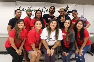 Program Team & Leaders. Front row: Anjanette Pablo, Hannah Beltran, Julie Tabarejo, Leilani Magaoay, Deseree Pablo. Back row: Rommel Raymundo, Patrick de la Cruz, Tiffany Kasoga, Alex Bautista, Kurt Clemente, Dustin Espiritu 